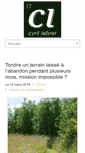 Mobile Screenshot of cyril-lebret.fr